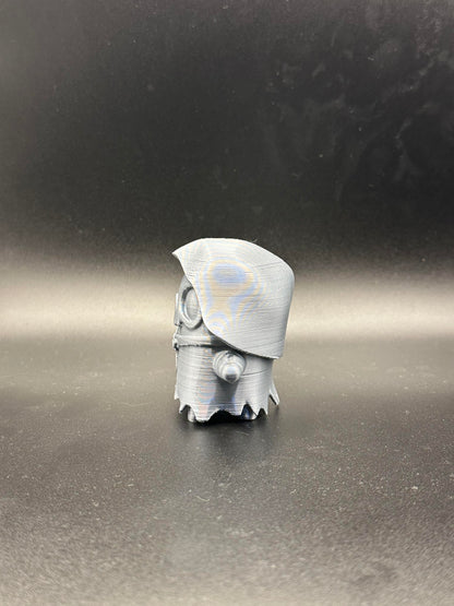 3D Printed Gem (Silver) Grim Sprite – Gaming Collectible Figure – Display Model