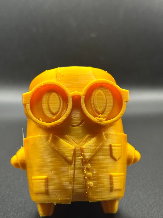 3D Printed Gold X-RAY Sprite – Gaming Collectible Figure – Display Model