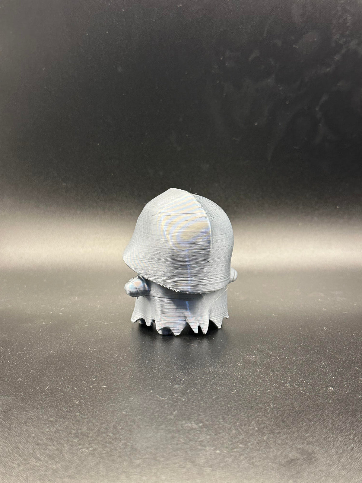 3D Printed Gem (Silver) Grim Sprite – Gaming Collectible Figure – Display Model