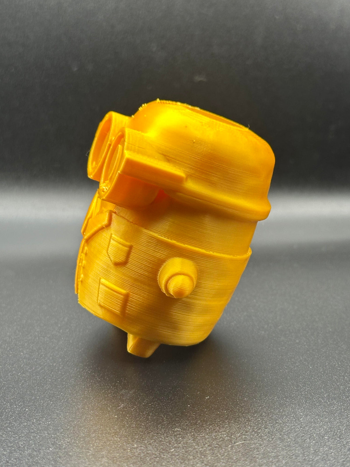 3D Printed Gold X-RAY Sprite – Gaming Collectible Figure – Display Model