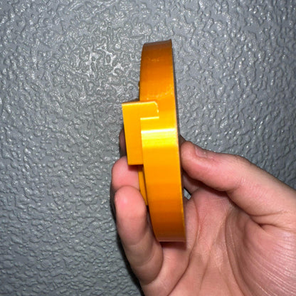 Gold 1UP Gaming Token – Thick 3D Printed Collectible Coin