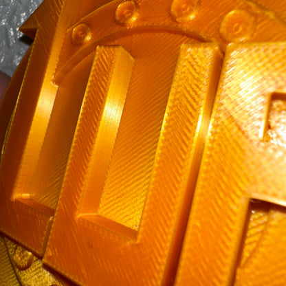 Gold 1UP Gaming Token – Thick 3D Printed Collectible Coin