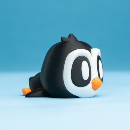 Blob Penguin Figurines Set – 3D Printed Kawaii Desk Decor (Set of 5)