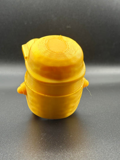 3D Printed Gold X-RAY Sprite – Gaming Collectible Figure – Display Model
