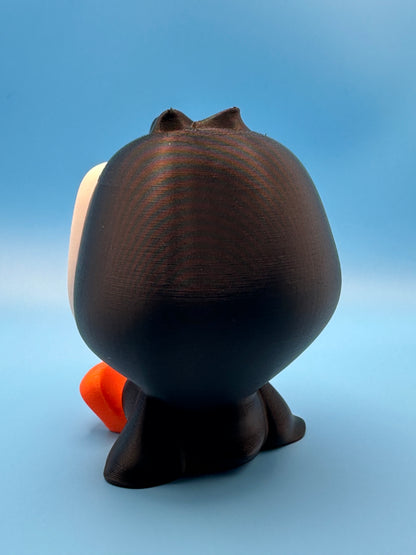 3D Printed Sitting Penguin Figurine – Desk & Shelf Decor