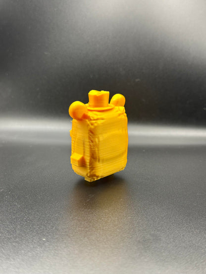 3D Printed Gold FNAF Sprite – Gaming Collectible Figure – Display Model