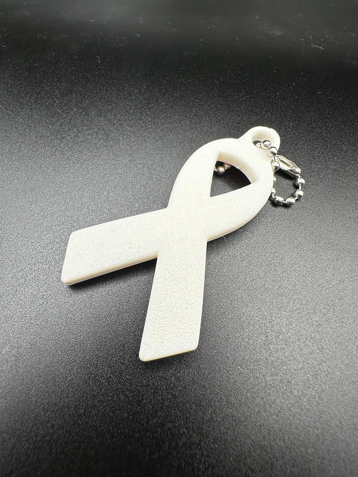 Breast Cancer Awareness Pink Ribbon Keychain