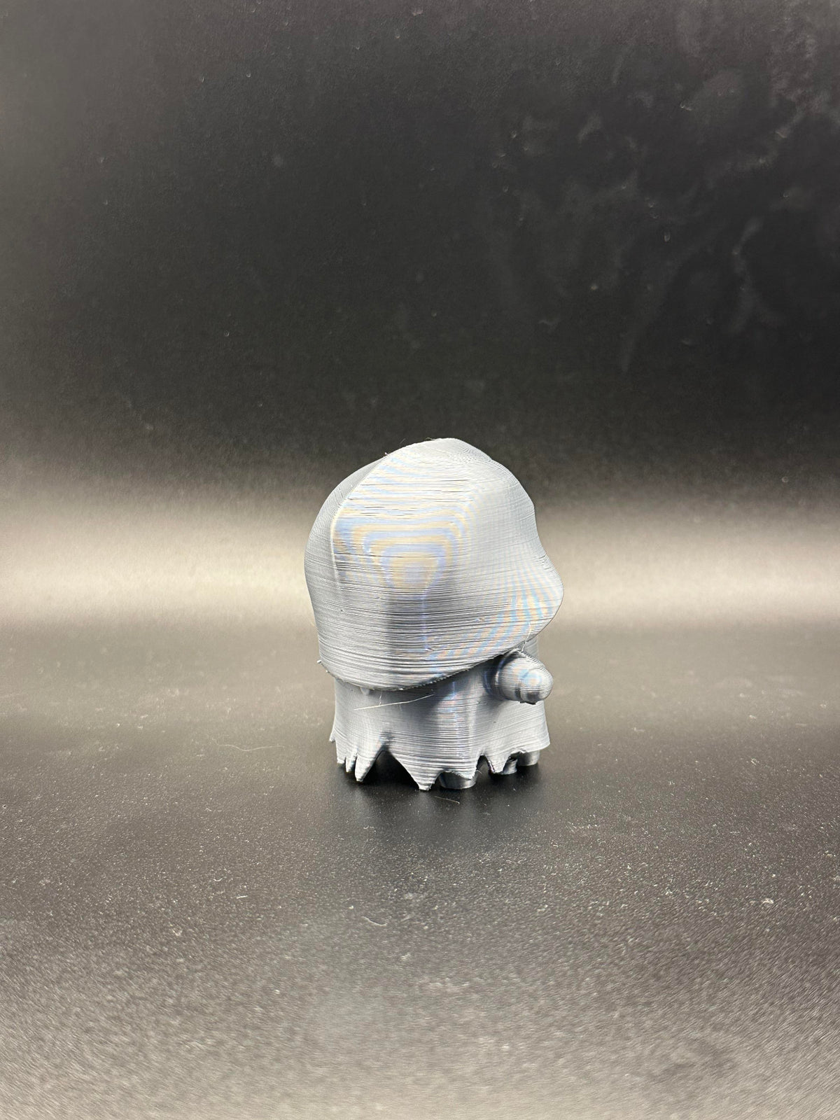 3D Printed Gem (Silver) Grim Sprite – Gaming Collectible Figure – Display Model