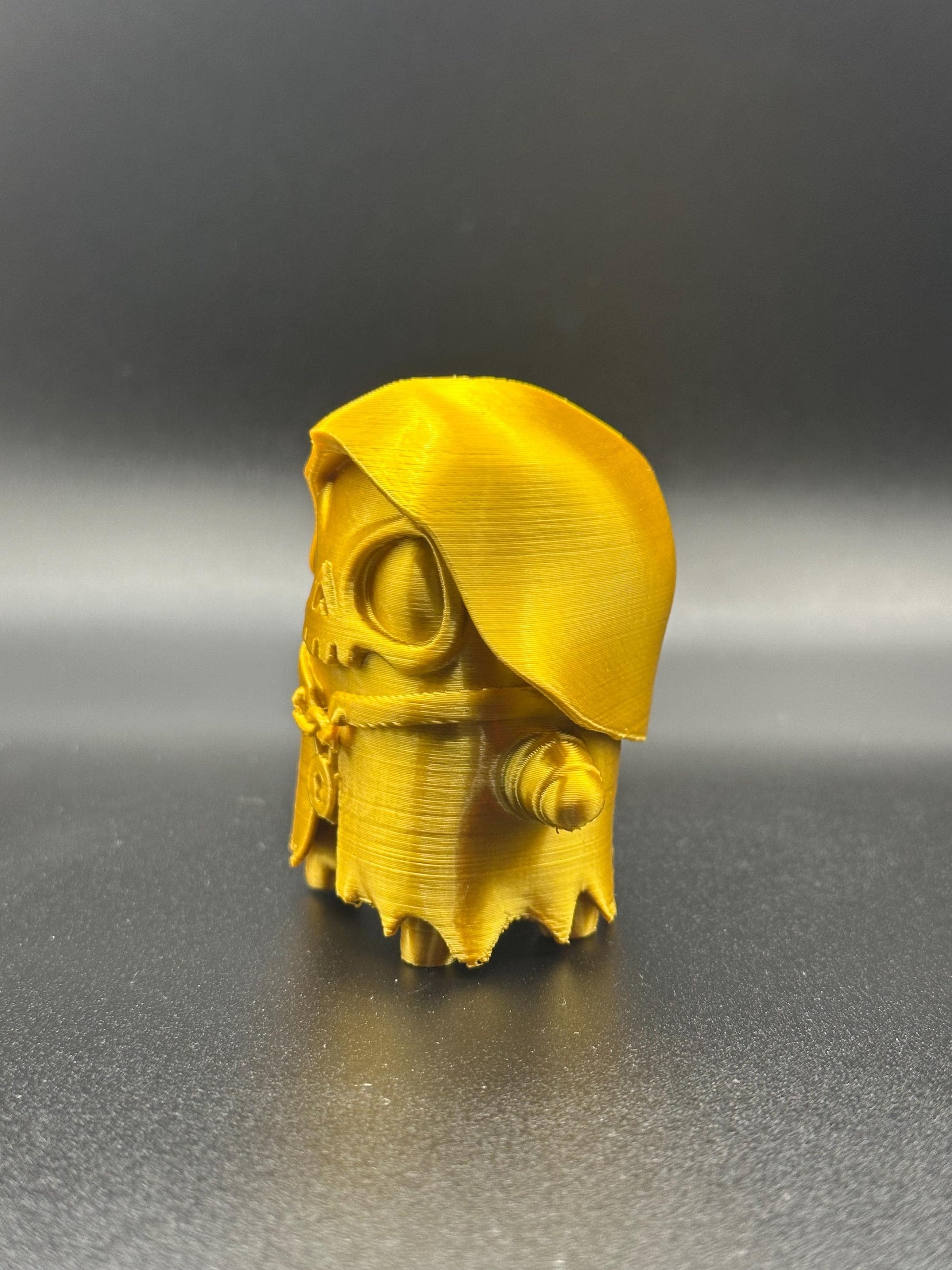 3D Printed Gold Grim Sprite Figure | Gaming Desk Decor | Gamer Gift | Collectible Display Model BlakePrintz