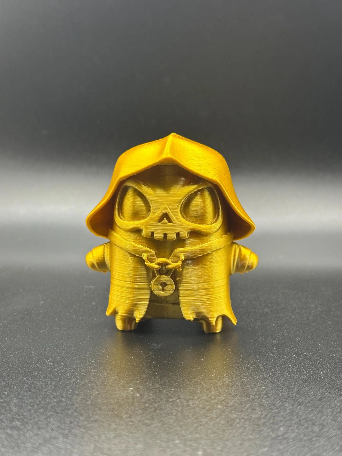 3D Printed Gold Grim Sprite Figure | Gaming Desk Decor | Gamer Gift | Collectible Display Model BlakePrintz